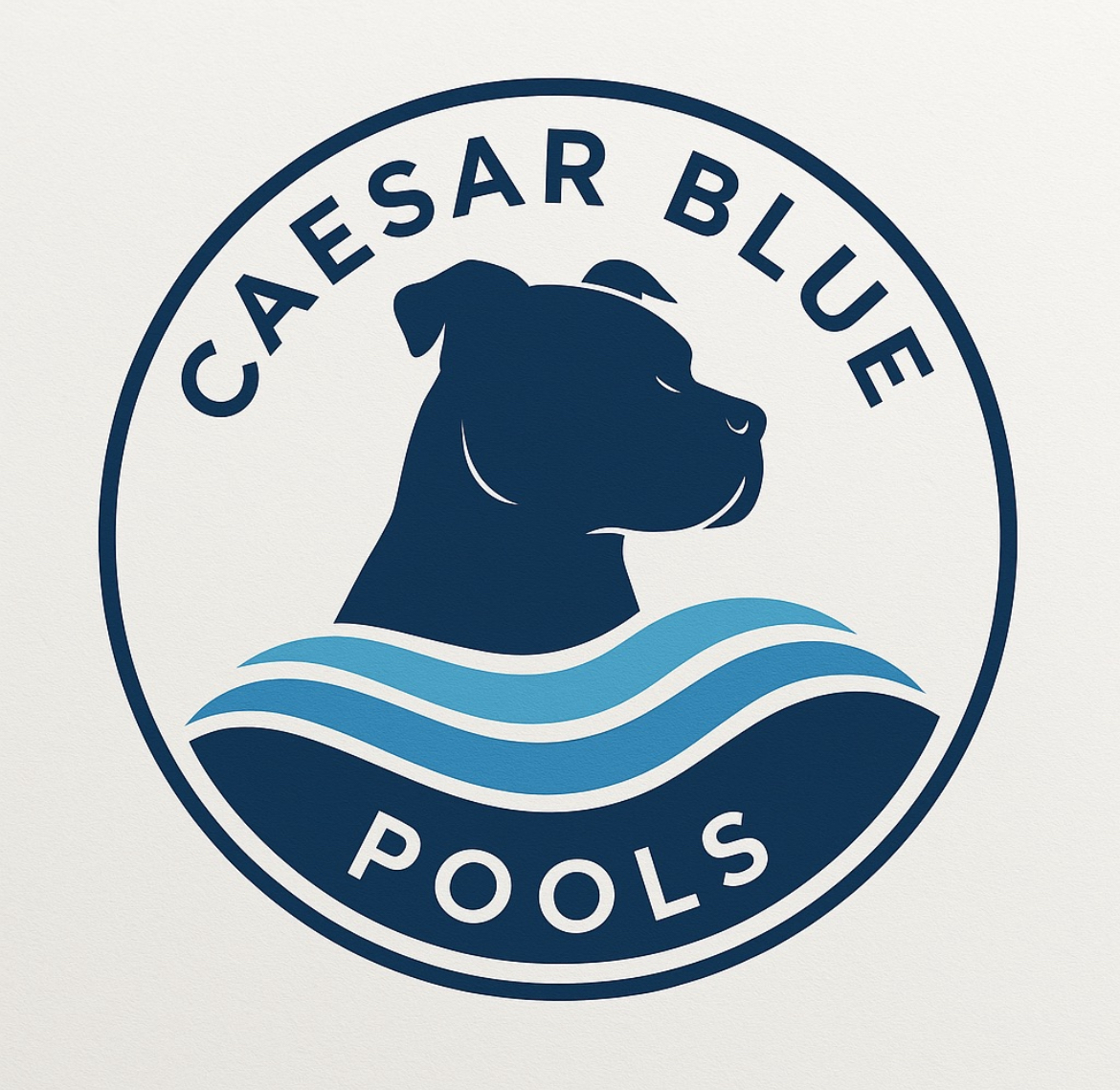 Caesar Blue Pools logo